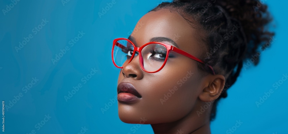 Glamorous portrait of an African American woman Glamorous portrait of an African American woman