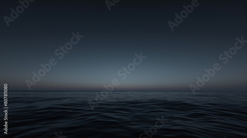 twilight over ocean
