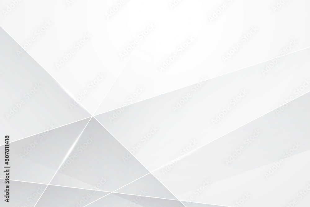Obraz premium Modern white background with abstract shape design