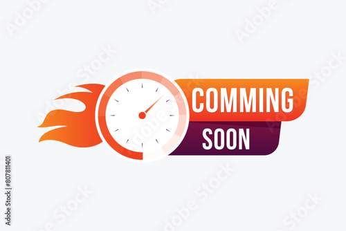 vector Coming soon banner design
