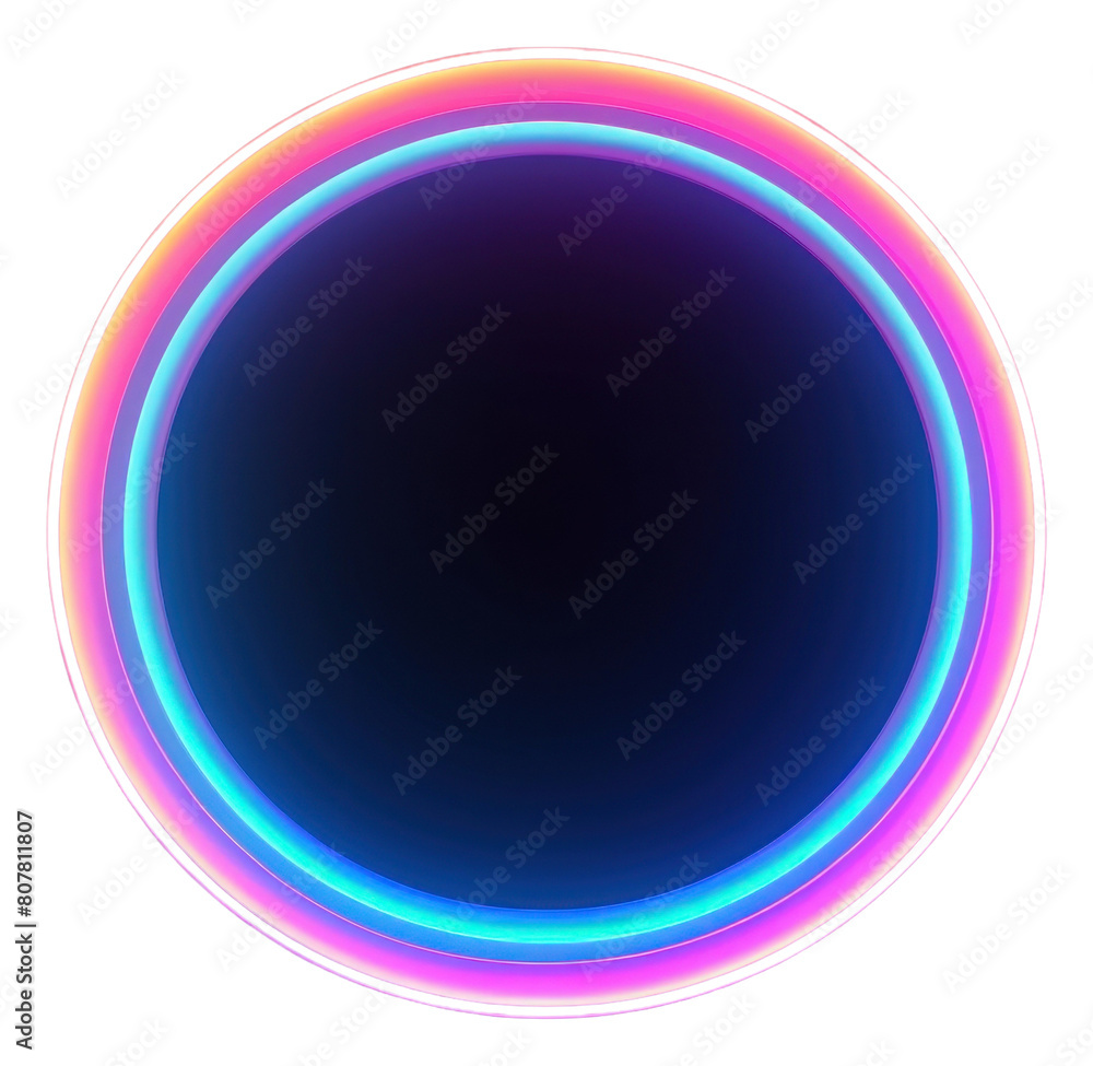 PNG Aura circle background neon light illuminated. PNG Aura circle background neon light illuminated.