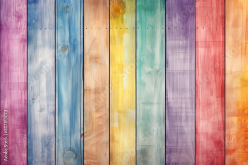 watercolor illustration background of colorfully wooden texture background.
