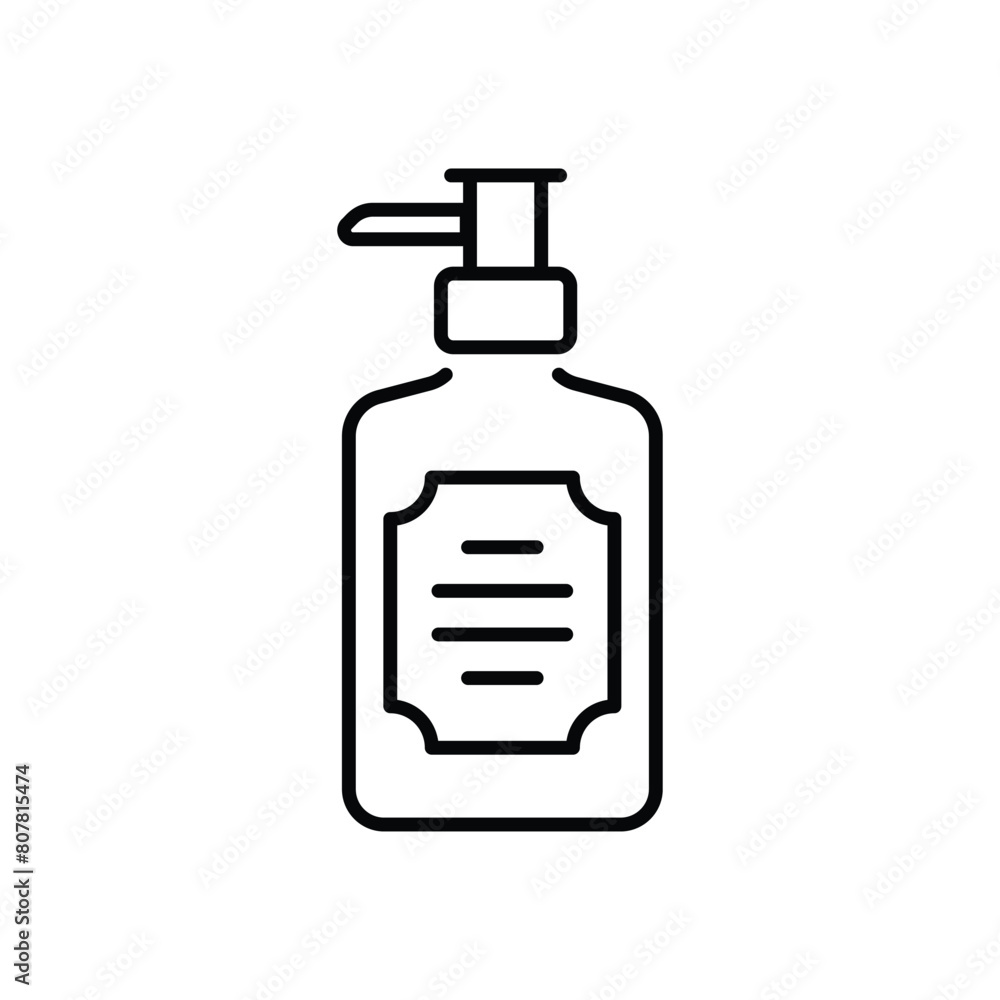 Shampoo vector icon Shampoo vector icon