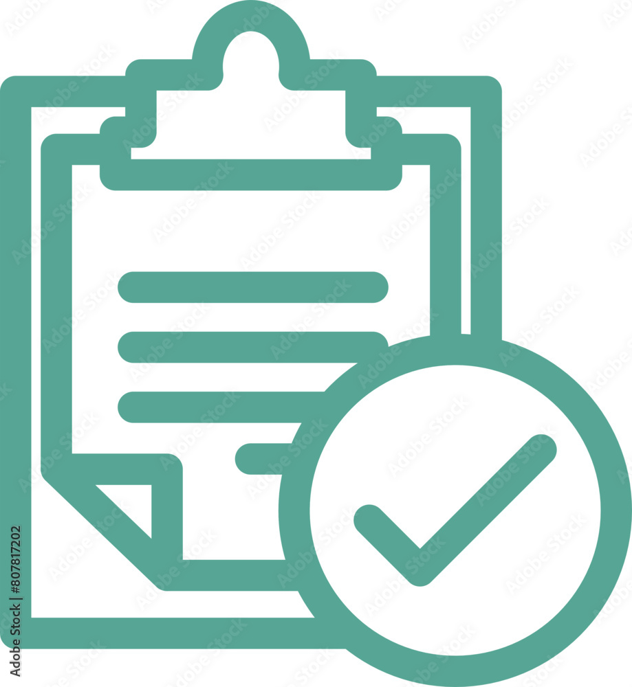 clipboard sign with tick icon clipboard sign with tick icon