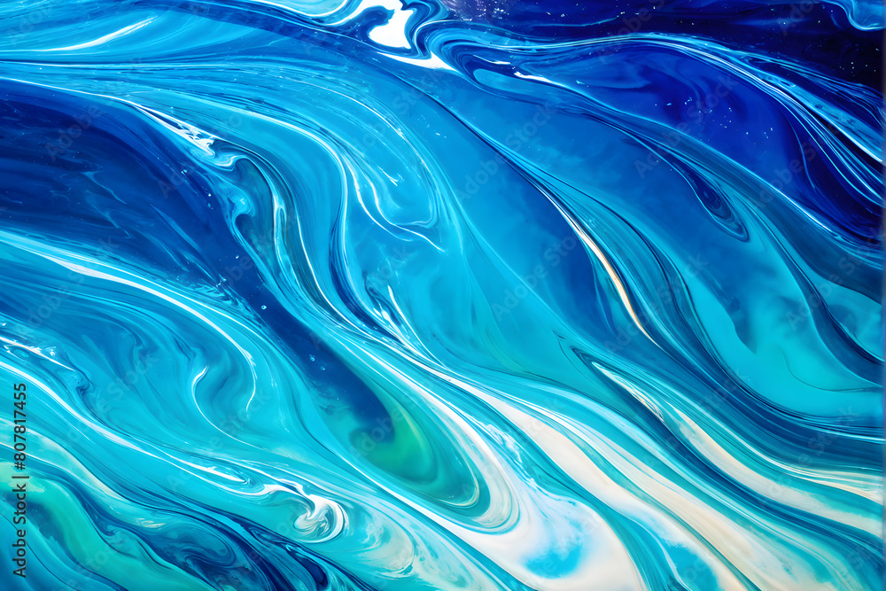 Swirls of Summer. Artwork featuring swirls and strokes that evoke the feeling of a warm, summer sea. Ideal for use in holiday promotions or travel blogs Swirls of Summer. Artwork featuring swirls and strokes that evoke the feeling of a warm, summer sea. Ideal for use in holiday promotions or travel blogs