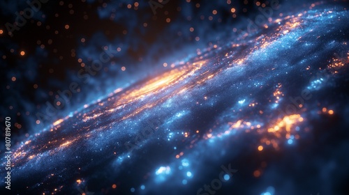 space galaxy background © manapaund