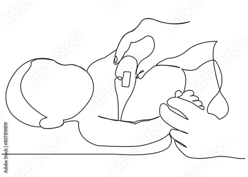 baby is measured by temperature