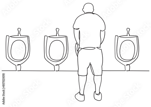 the man at the urinal