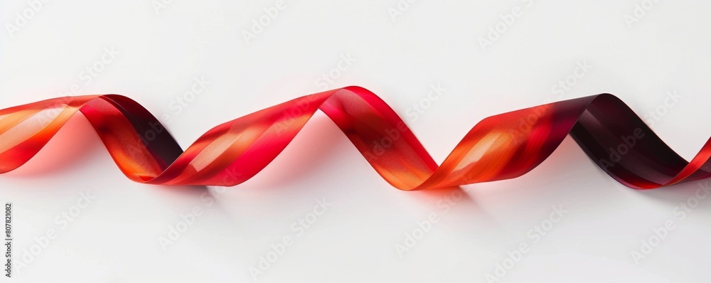 Colorful Ribbons in Vibrant Abstract Composition Colorful Ribbons in Vibrant Abstract Composition