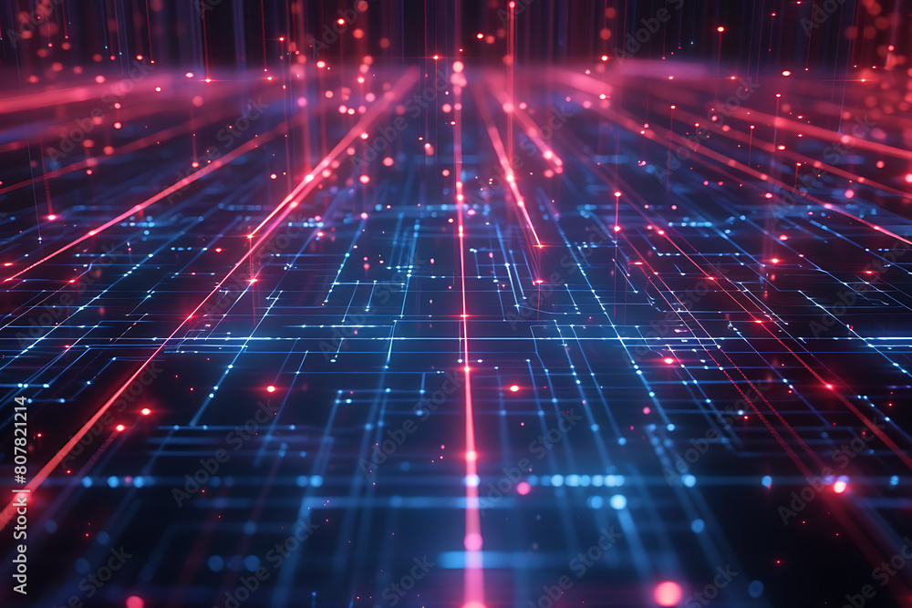 A wireframe-based visualization set against a glowing translucent background showcases abstract lines with futuristic appeal. A wireframe-based visualization set against a glowing translucent background showcases abstract lines with futuristic appeal.