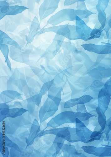 Abstract camouflage texture in shades of blue  suitable for backgrounds.