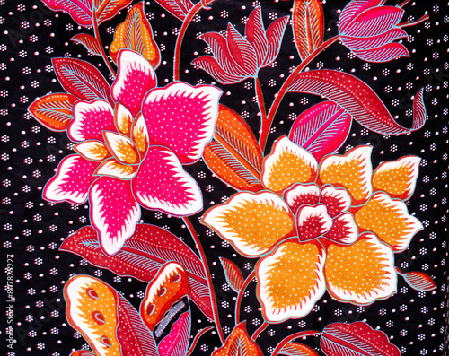 Thai fabrics patterns for background
