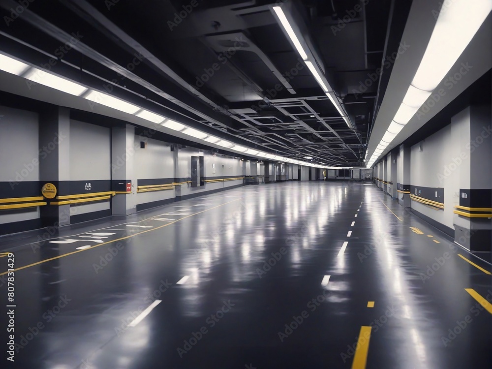 Obraz premium parking lot