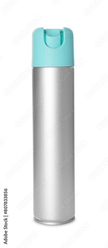 Bottle of air freshener isolated on white Bottle of air freshener isolated on white