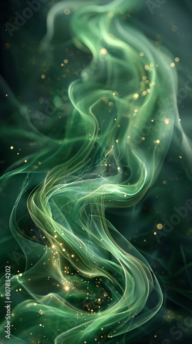 green black abstract