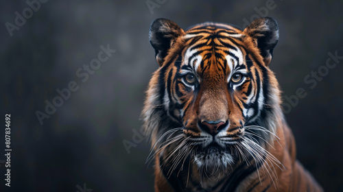 Portrait of a Royal Bengal tiger alert