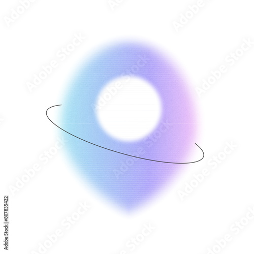 location icon y2k gradient