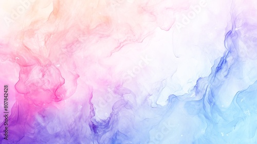 Close-up of colorful abstract background with blue, pink and purple flowers.