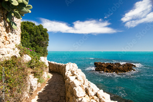The Tirepoil footpath in Cap d'Antibes