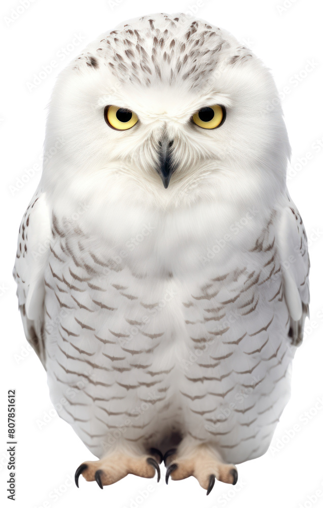 PNG Snowy owl animal white bird.