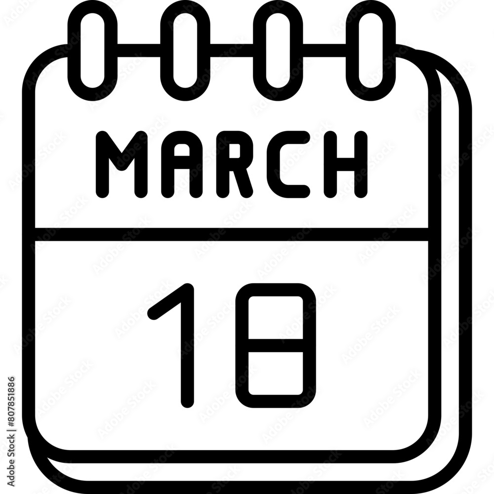 18  March Icon