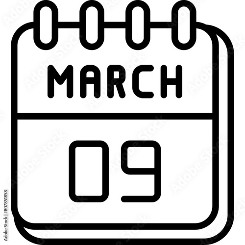 9 March Icon