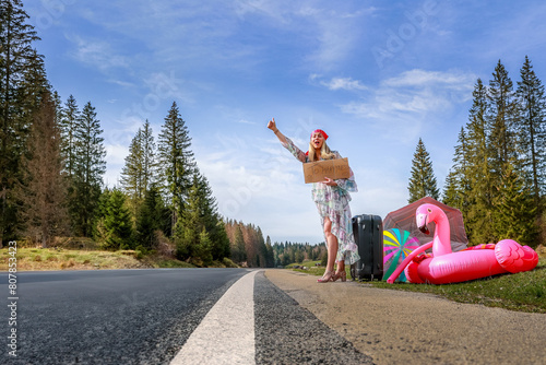En route pour les vacances.