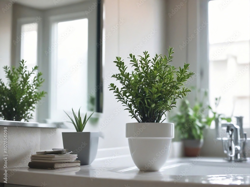 Fototapeta premium plant in a window