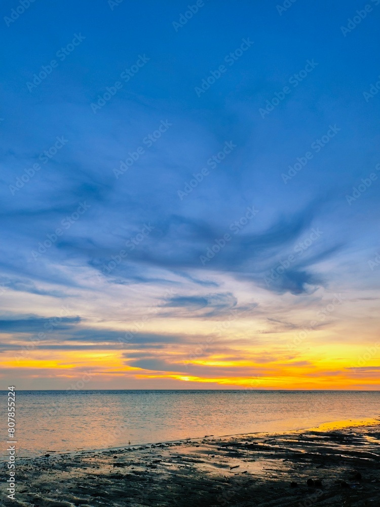 Fototapeta premium sunset on the beach