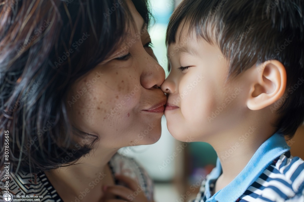 people and family concept - happy smiling girl with mother hugging on sofa at home. Beautiful simple AI generated image in 4K, unique. people and family concept - happy smiling girl with mother hugging on sofa at home. Beautiful simple AI generated image in 4K, unique.