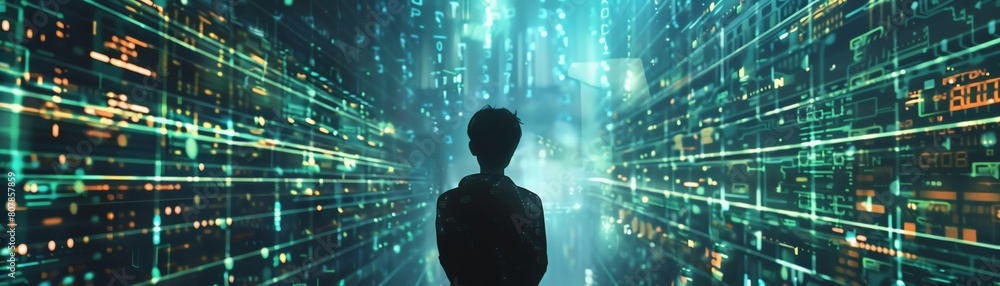 Immerse yourself in the digital world. Immerse yourself in the digital world.