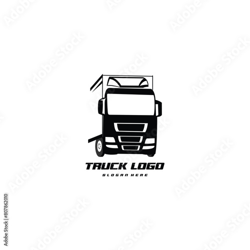 Truck Company Transportation Logo Illustration