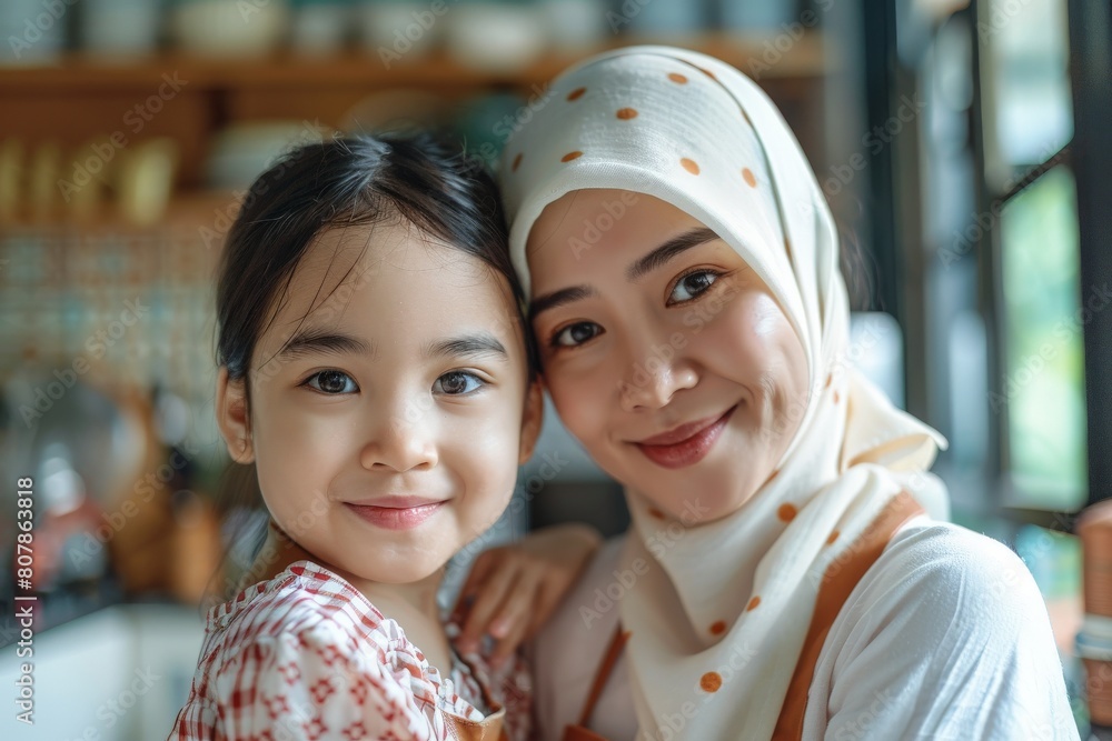 people and family concept - happy smiling girl with mother hugging on sofa at home. Beautiful simple AI generated image in 4K, unique. people and family concept - happy smiling girl with mother hugging on sofa at home. Beautiful simple AI generated image in 4K, unique.