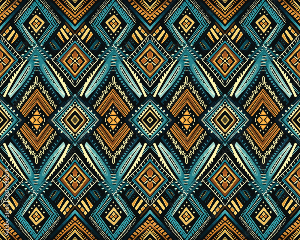 Seamless batik pattern,Seamless tribal batik pattern,and Seamless colorful pattern resemble ethnic boho, Aztec,and ikat styles.designed for use in wallpaper,fabric,curtain,carpet,Batik Embroidery Seamless batik pattern,Seamless tribal batik pattern,and Seamless colorful pattern resemble ethnic boho, Aztec,and ikat styles.designed for use in wallpaper,fabric,curtain,carpet,Batik Embroidery