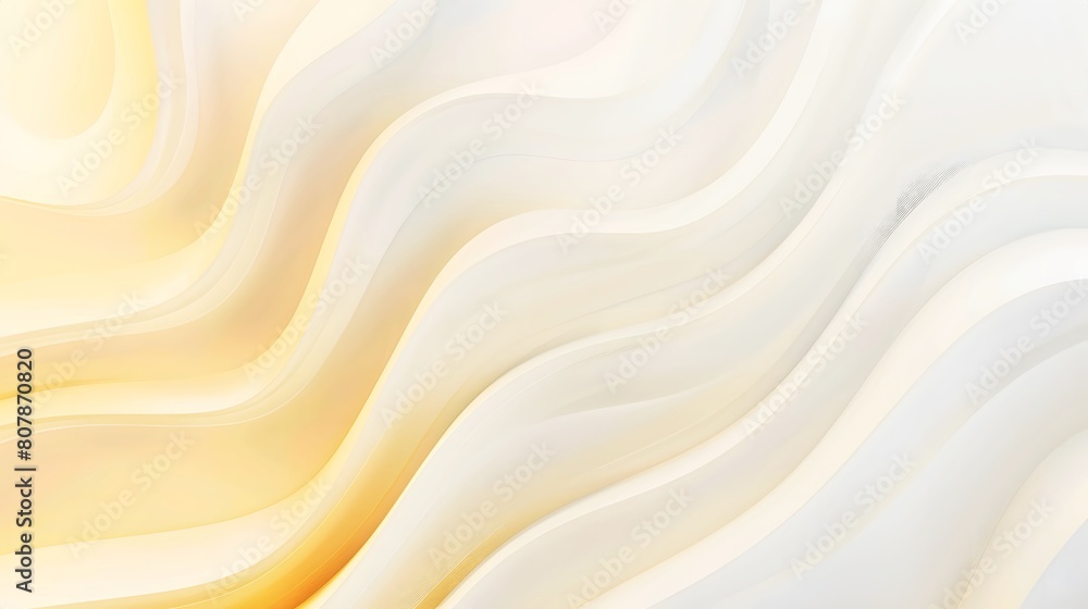 Obraz premium A white and yellow wave pattern.