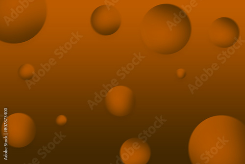 Set of 3d Bubble Background