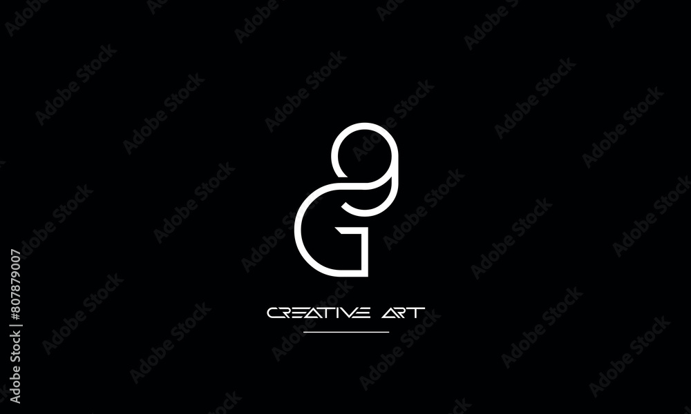 GG, G abstract letters logo monogram GG, G abstract letters logo monogram