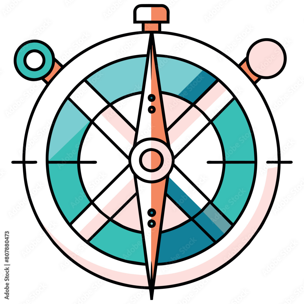 Guiding the Way: A Striking Compass Guiding the Way: A Striking Compass