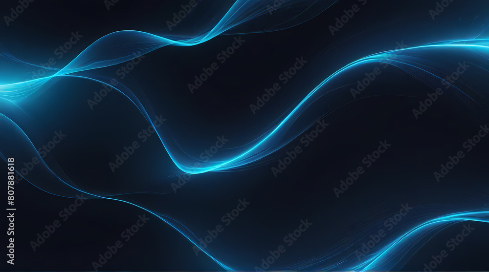 Abstract Blue Light Wave Background Design Abstract Blue Light Wave Background Design