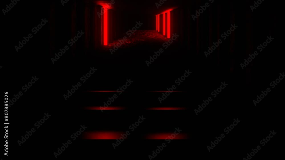 Red and Blue Strobe Column Stairs Background VJ Loop in 4K Red and Blue Strobe Column Stairs Background VJ Loop in 4K