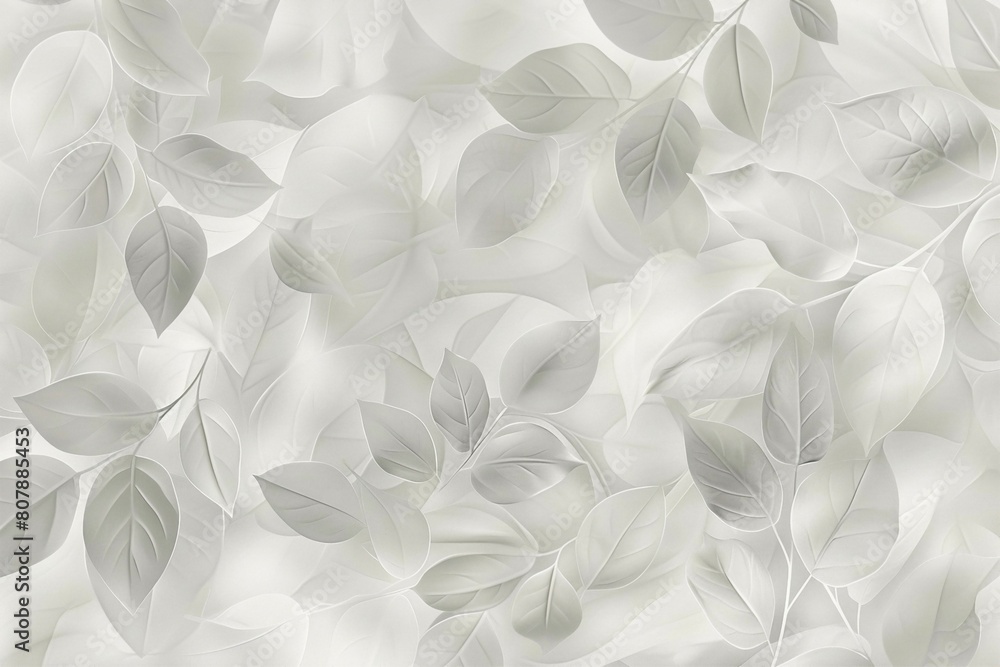 Seamless Texture of White Leaves BACKGROUND
Seamless Texture of White Leaves BACKGROUND