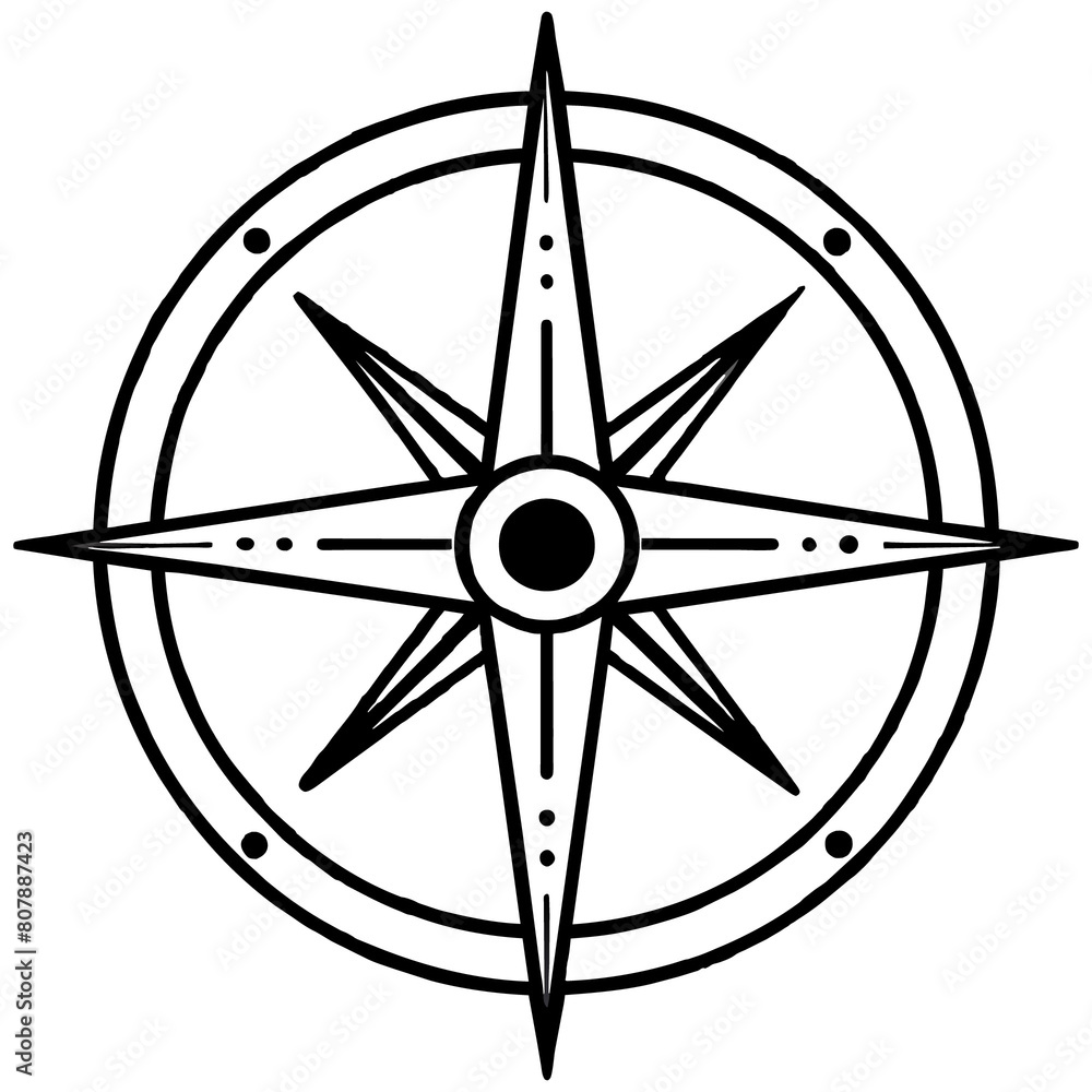 Guiding the Way: A Striking Compass Guiding the Way: A Striking Compass