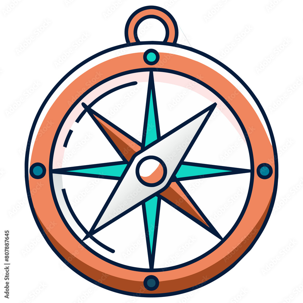 Guiding the Way: A Striking Compass Guiding the Way: A Striking Compass