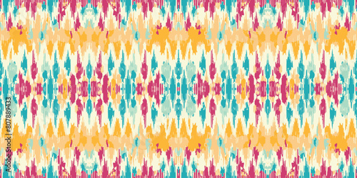 Seamless batik pattern,Seamless tribal batik pattern,and Seamless colorful pattern resemble ethnic boho, Aztec,and ikat styles.designed for use in wallpaper,fabric,curtain,carpet,Batik Embroidery