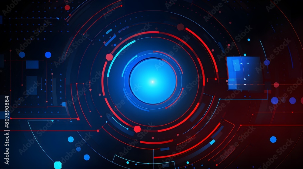 red and blue Abstract technology background circles digital hi-tech technology design background. concept innovation. vector illustration
red and blue Abstract technology background circles digital hi-tech technology design background. concept innovation. vector illustration