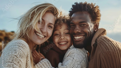 The Joyful Multicultural Family photo