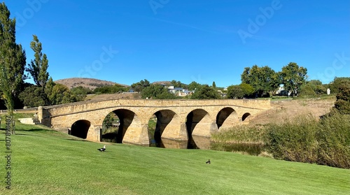 Richmond Bridge In Tasmania 