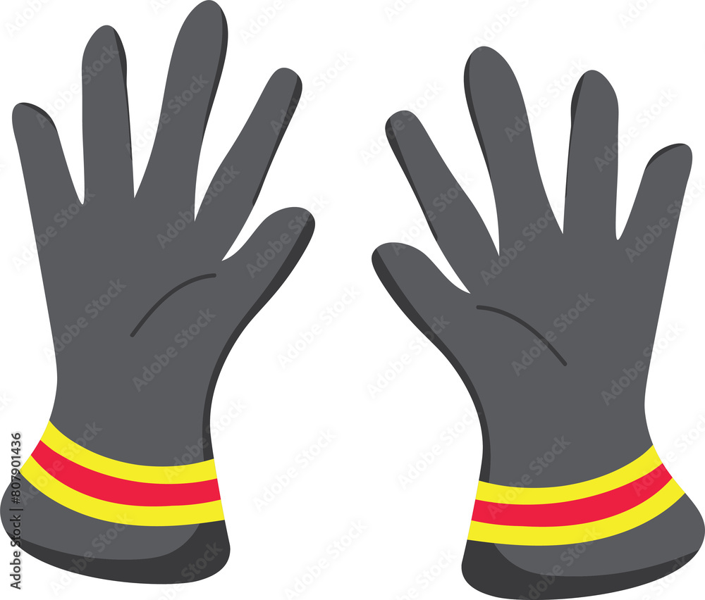 Obraz premium firefighter gloves