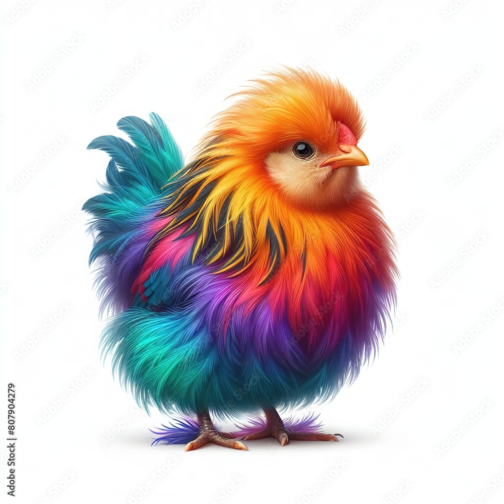 colorful roosters