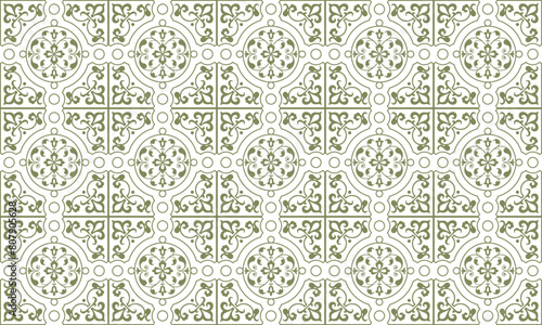 nouveau floral motif ornamental texture overlay pattern seamless wallpaper